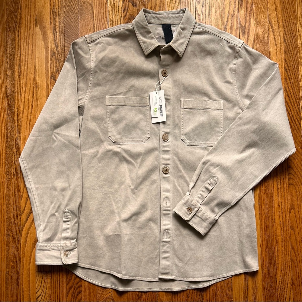PROFUOMO Men's Button-Up Shirt